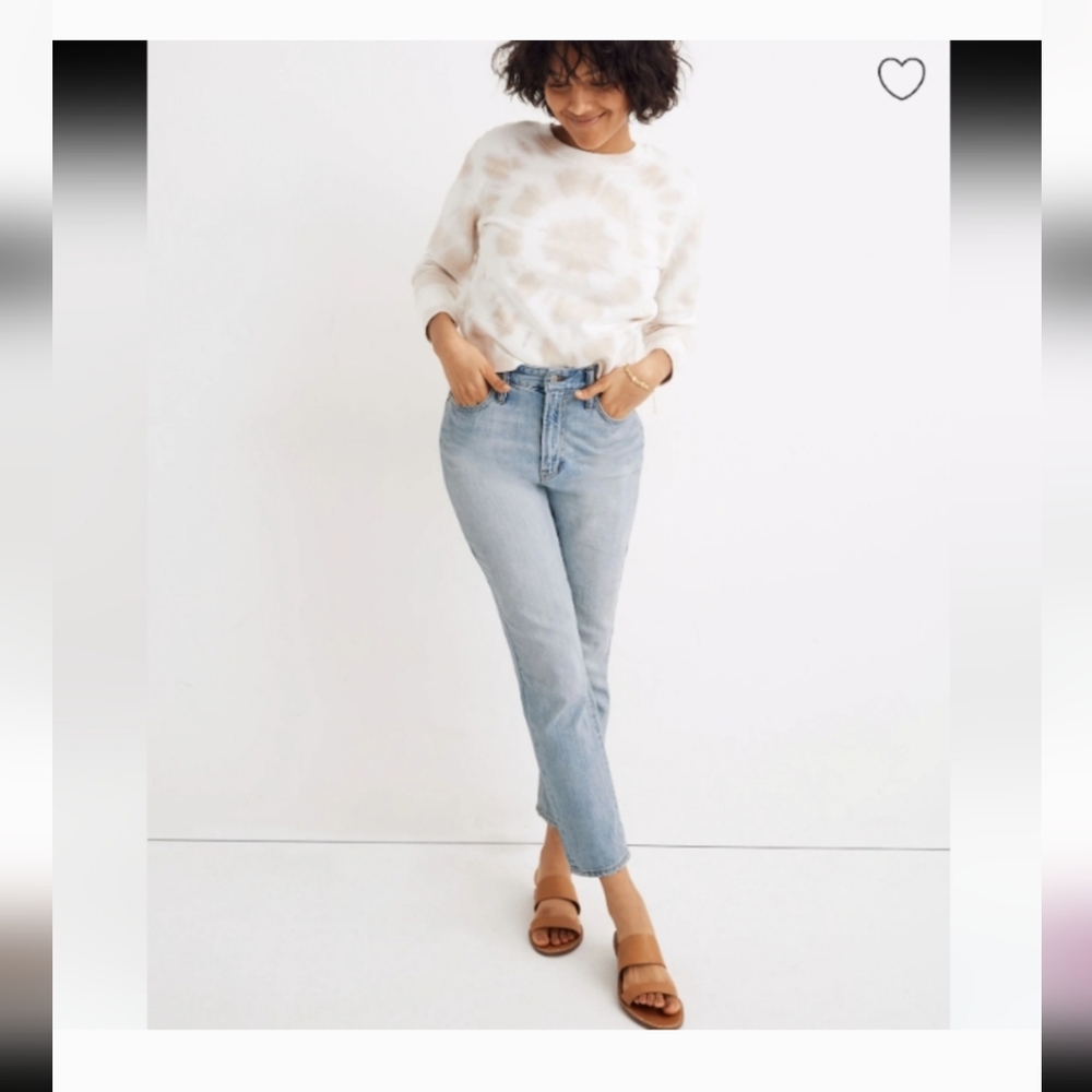 Madewell The Curvy Perfect Vintage Jean light blue wash size 30